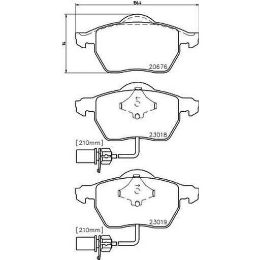 Mintex Front Brake Pad Set MDB2231