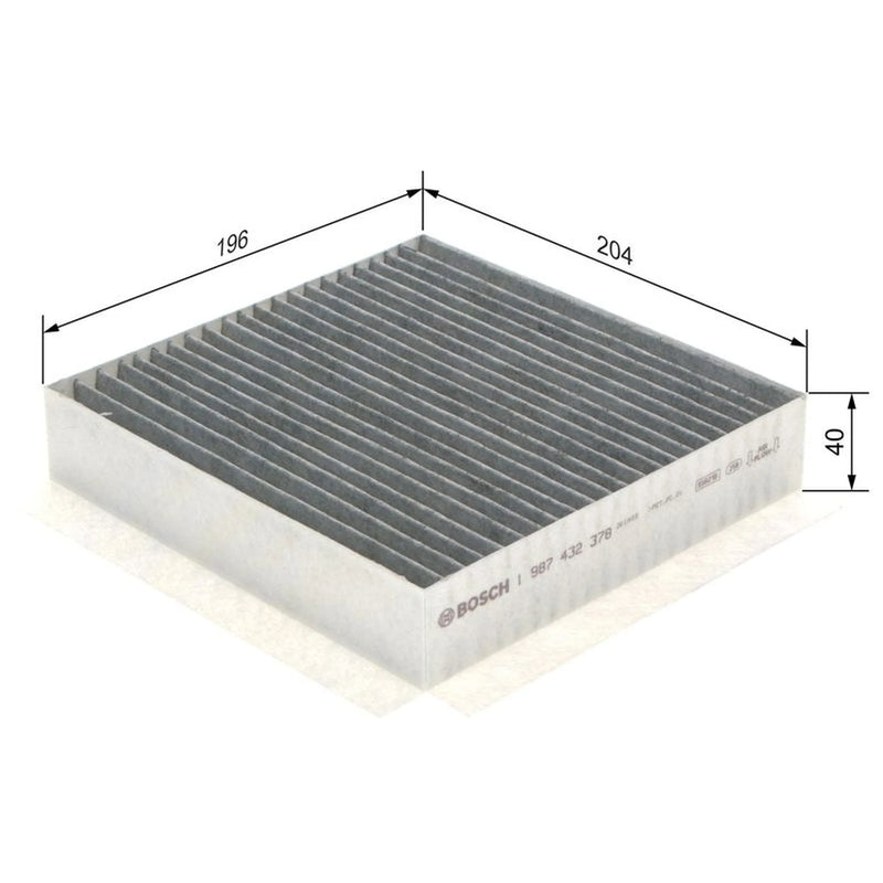 Bosch Cabin Air Filter (Pollen Filter) 1 987 432 378