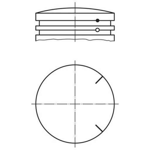 Mahle Piston Cylinder Bore = 42mm 175 PI 00102 000