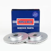 Borg & Beck 2 x Vented Front Brake Discs BBD5594-x2