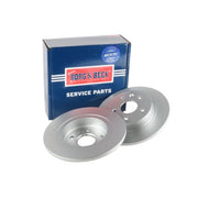 Borg & Beck 2 x Solid Rear Brake Discs BBD4798-x2
