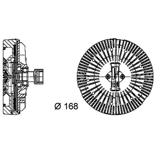Mahle Radiator Fan Clutch CFC 92 000P