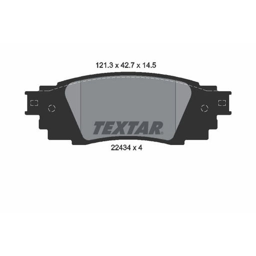 Textar Rear Brake Pad Set 2243401