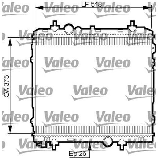 Valeo Engine Radiator 735531