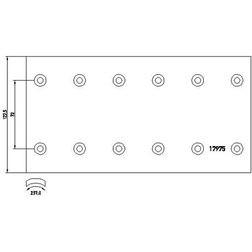 DON Don Cv Brake Lining Set MB1171182S7121
