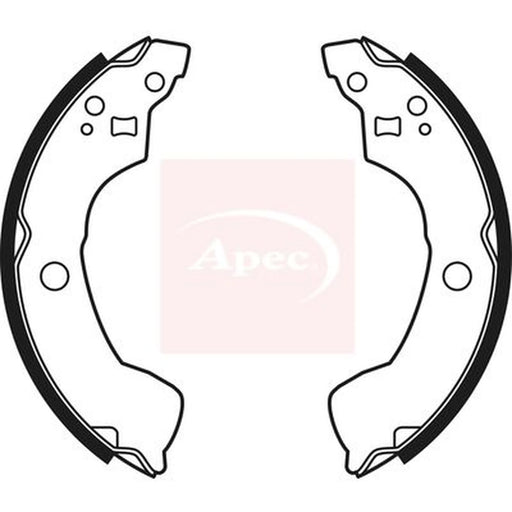 Apec Brake Shoe Set Axle Kit SHU664