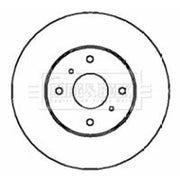Borg & Beck 2 x Vented Front Brake Discs BBD4330-x2