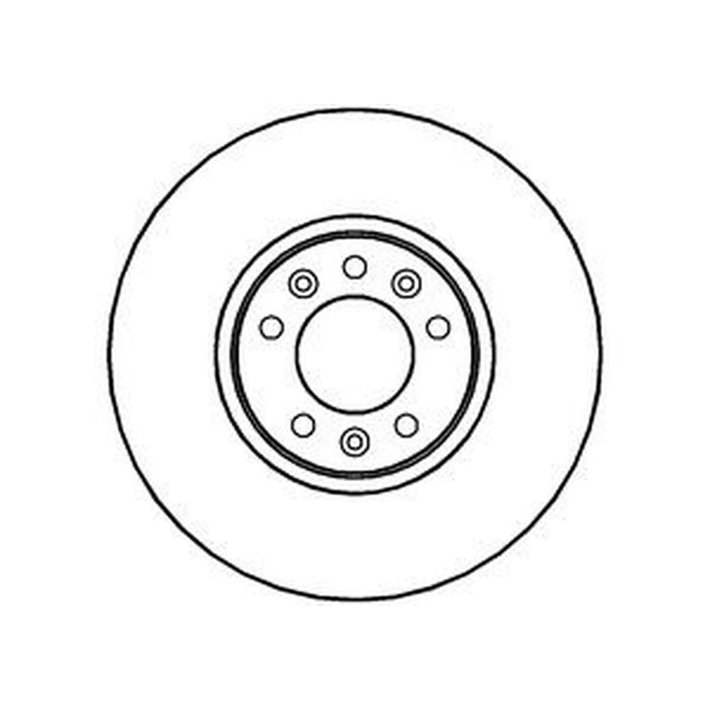 Abtex 2 x Vented Front Brake Discs BD1346V-x2