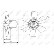 NRF Engine Cooling Fan 47391