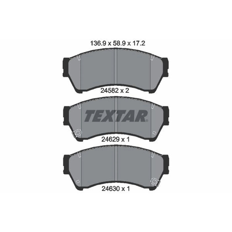 Textar Front Brake Pad Set 2458202