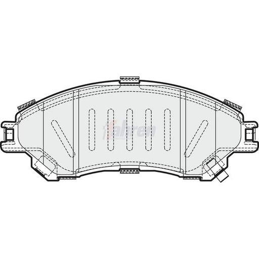 Fahren Front Brake Pad Set FBP3755