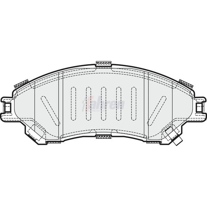 Fahren Front Brake Pad Set fits Suzuki S-Cross 2022 on 1.4 1.5