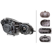 Hella Headlight Headlamp D2S/H7 Left 1EL 008 369-091