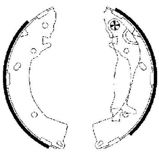 Mintex Brake Shoe Set Axle Kit MFR559