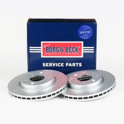 Borg & Beck 2 x Vented Front Brake Discs BBD4656