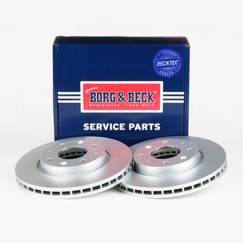 Borg & Beck 2 x Vented Front Brake Discs BBD4656