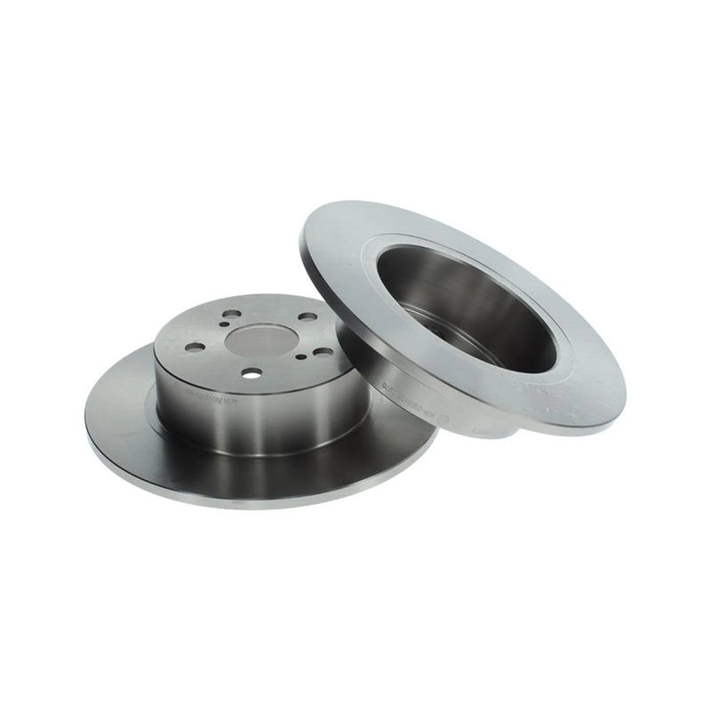 Bosch 2 x Solid Rear Brake Discs 0986479613-x2