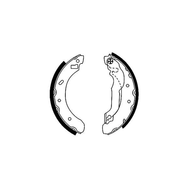 Textar Brake Shoe Set Axle Kit 91046100