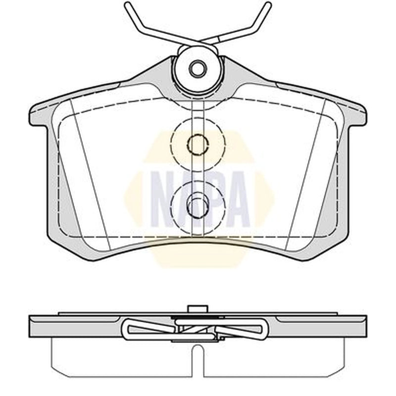 NAPA Rear Brake Pad Set NBP1683