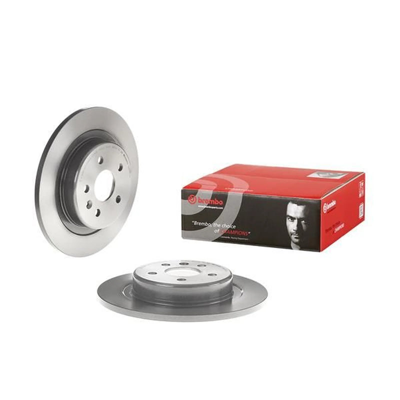 Brembo 2 x Solid Rear Brake Discs 08.D757.11-x2