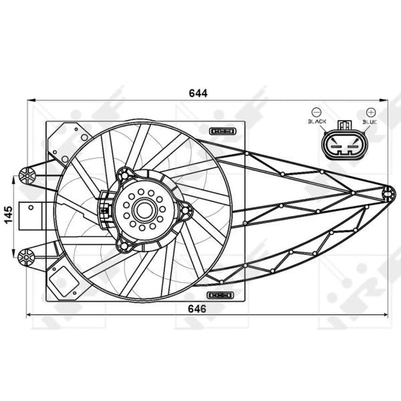 NRF Engine Cooling Fan 47541