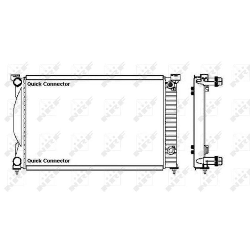 NRF Engine Radiator 50543A