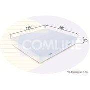 Comline Cabin Air Filter (Pollen Filter) EKF331