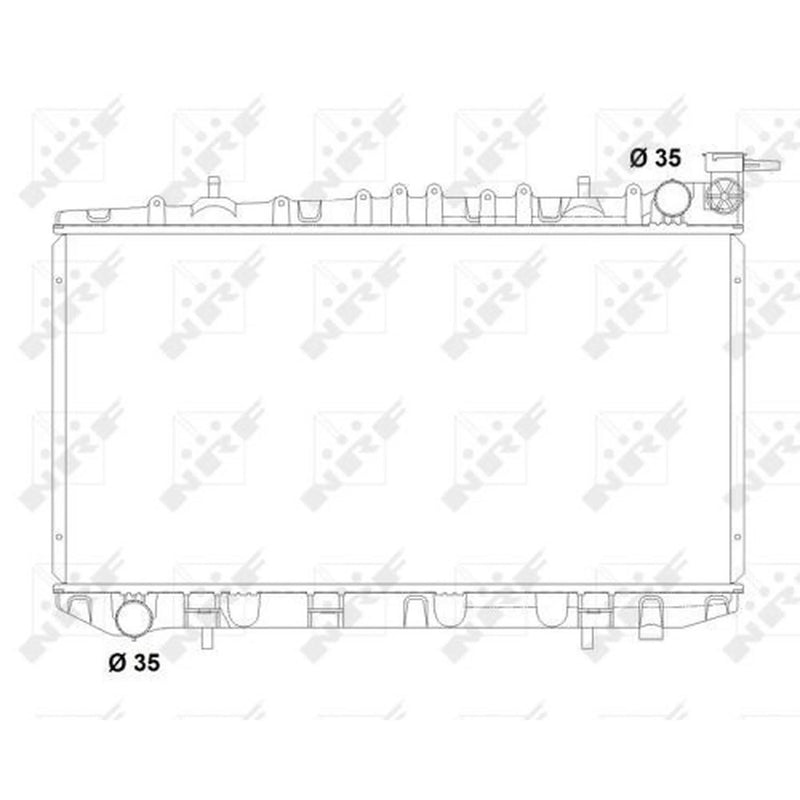 NRF Engine Radiator 503497