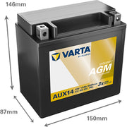 Varta Auxiliary Battery 12V 13Ah 200A 513106020K262