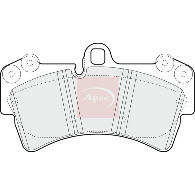 Apec Front Brake Pad Set PAD1317