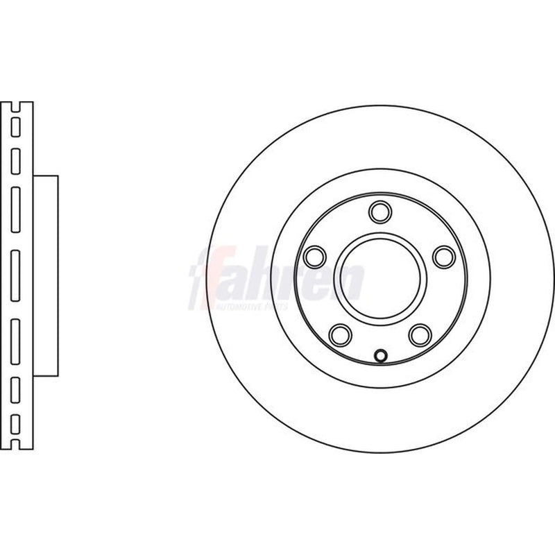 Fahren Front Brake Vented Discs & Pads fits Mazda 6 2012-2020 2.0 2.2 2.5