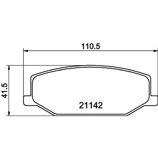 DON Front Brake Pad Set PCP1274