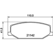 Mintex Front Brake Pad Set MDB1318