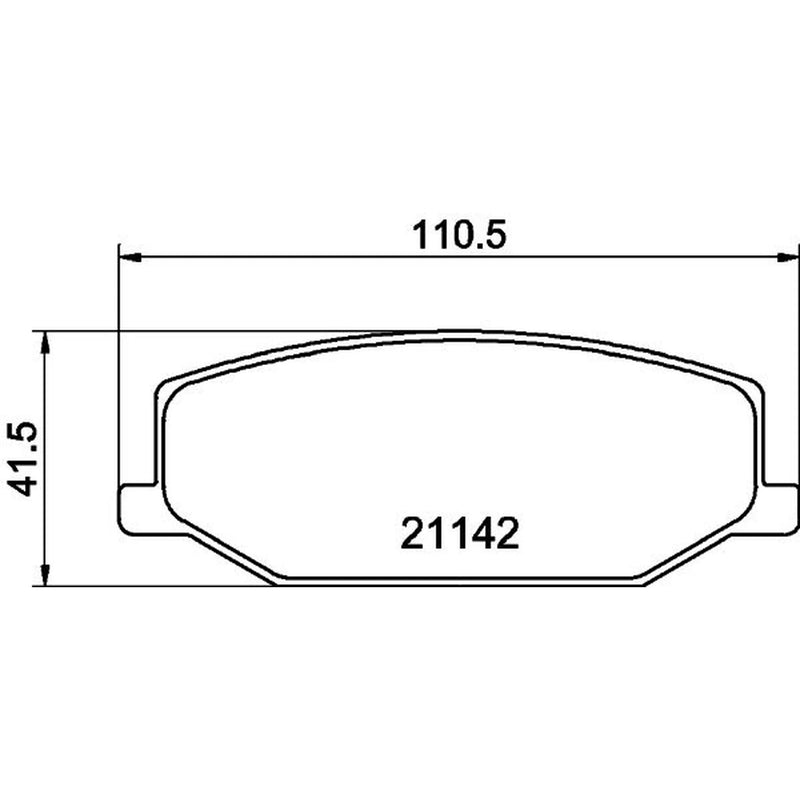 Mintex Front Brake Pad Set MDB1318
