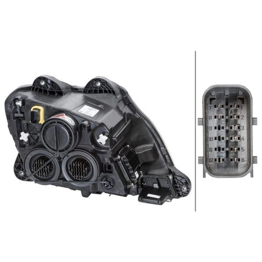 Hella Headlight Headlamp LED Left 1EX 010 116-711