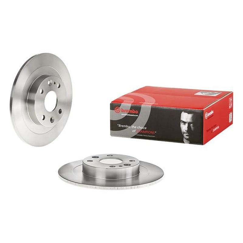 Brembo 2 x Solid Rear Brake Discs 08.6857.10-x2