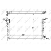 NRF Engine Radiator 509502A