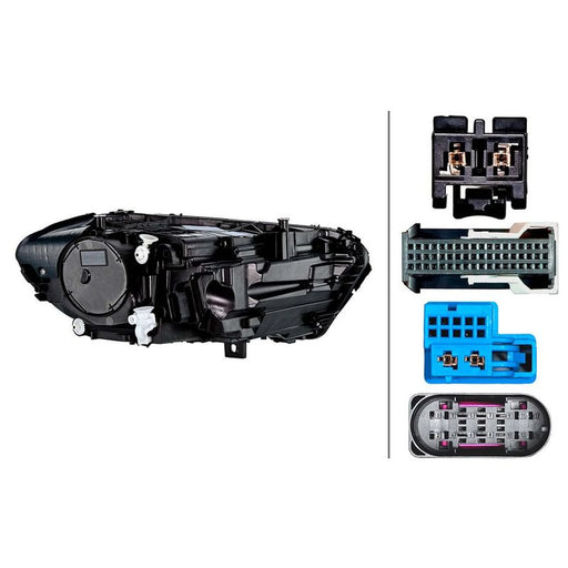 Hella Headlight Headlamp LED Left 1LX 015 390-731