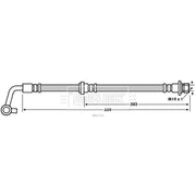 Borg & Beck Brake Hydraulic Hose Line Front Right BBH7752