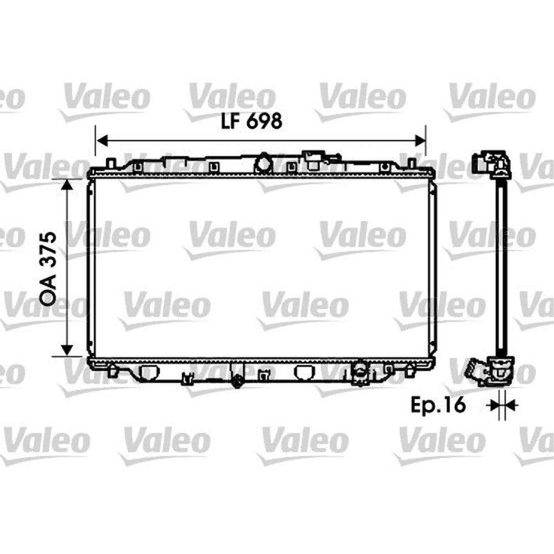Valeo Engine Radiator 734624