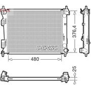 Denso Engine Radiator fits Hyundai Accent IV 2011-2017 1.6