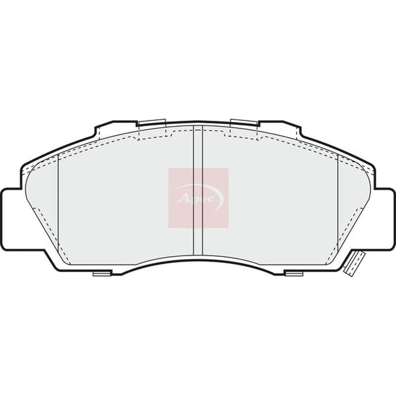 Apec Front Brake Pad Set PAD1014