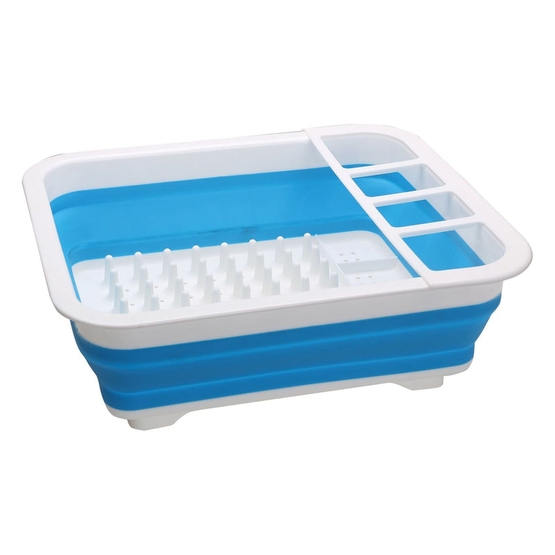 Collapsible-wares dish rack with cutlery holder K0201 - Quest - Van Life Living