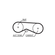 Gates Timing Belt Kit with Rollers K015557XS