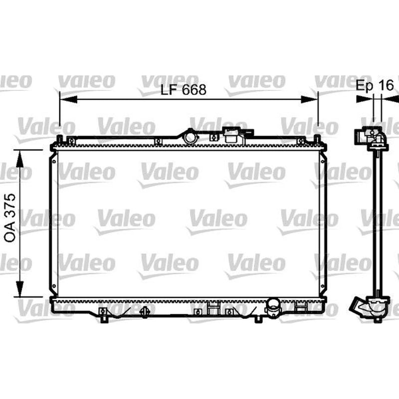 Valeo Engine Radiator 734114