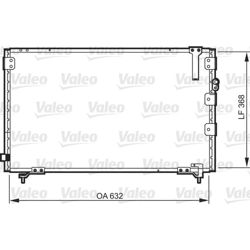 Valeo Air Conditioning Condenser 818105