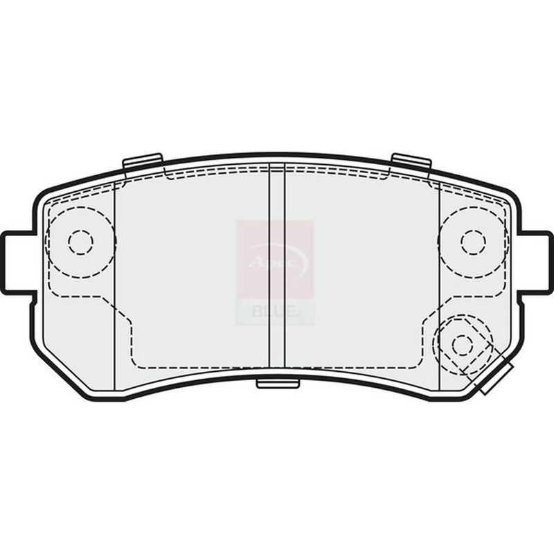 Apec Rear Brake Pad Set PD3206