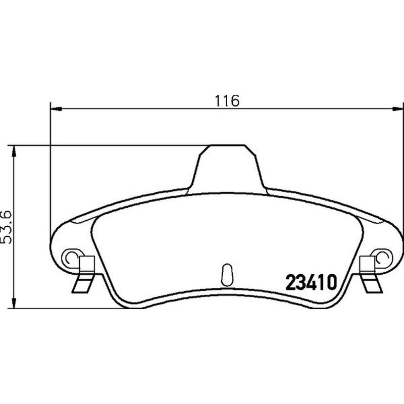 Mintex Rear Brake Pad Set MDB2279