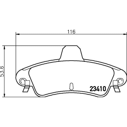 Mintex Rear Brake Pad Set MDB2279