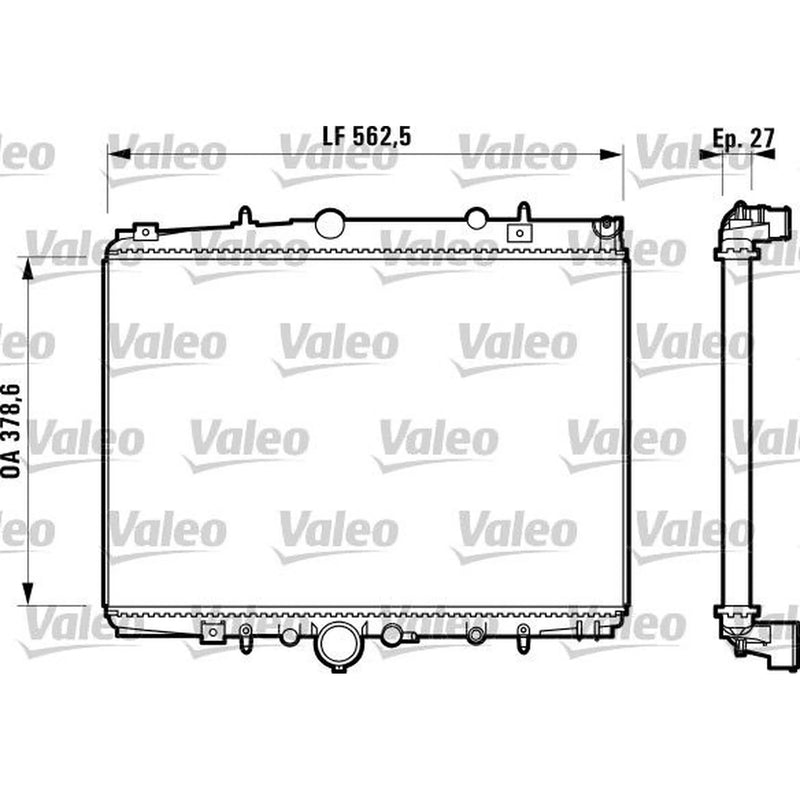 Valeo Engine Radiator 732598
